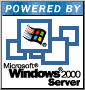 Powered by Microsoft Windows 2000 Server